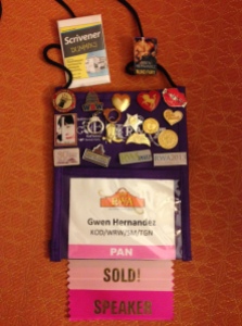 Image of my 2014 RWA conference name badge