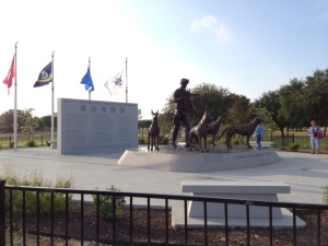 Image of the National Military Working Dog Memorial